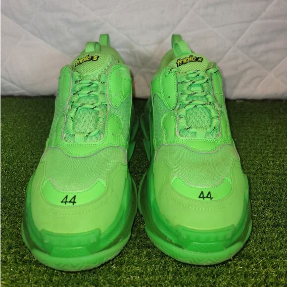 Balenciaga Triple S "Neon Green Clear Sole" - Picture 4 of 7